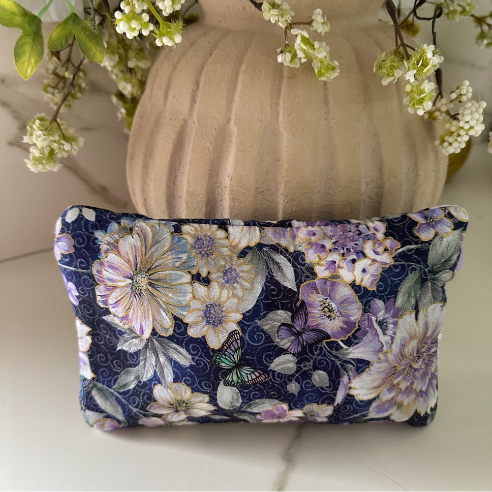 NEW Floral Travel Bag with Key Ring